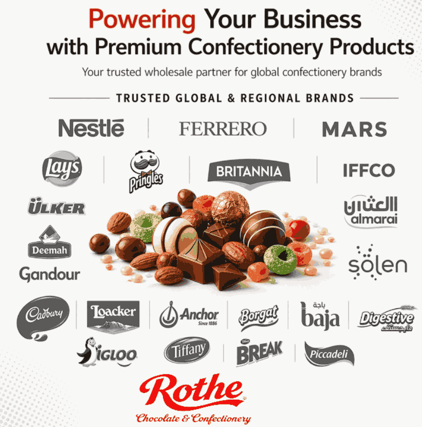 Besides manufacturing partnerhip we also source internation premium confectionery brands from Turkey to worldwide markets.