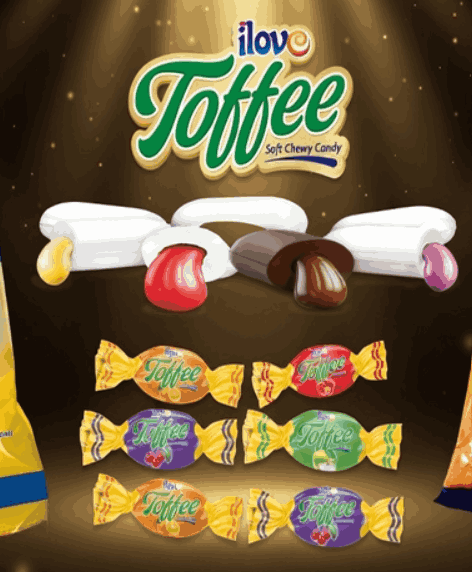 rothe soft toffee center filled candy from turkey damla tayas 