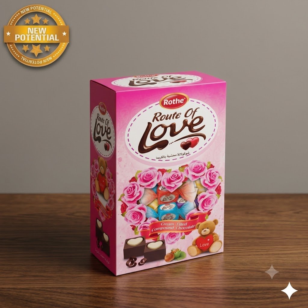Rothe Route of Love Double Twist Compound Chocolate