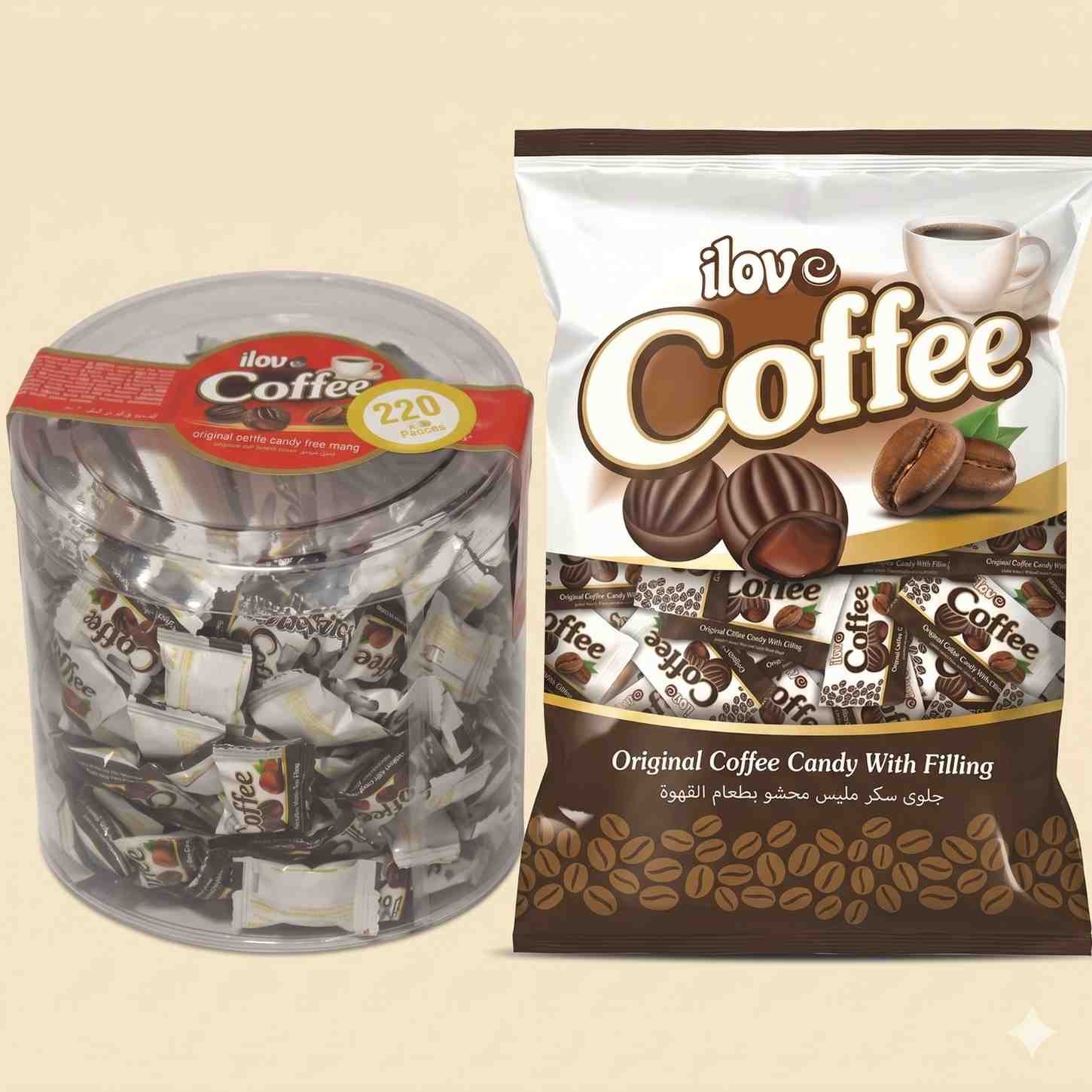 Rothe Ilove Center Coffee Flavored Hard Candies