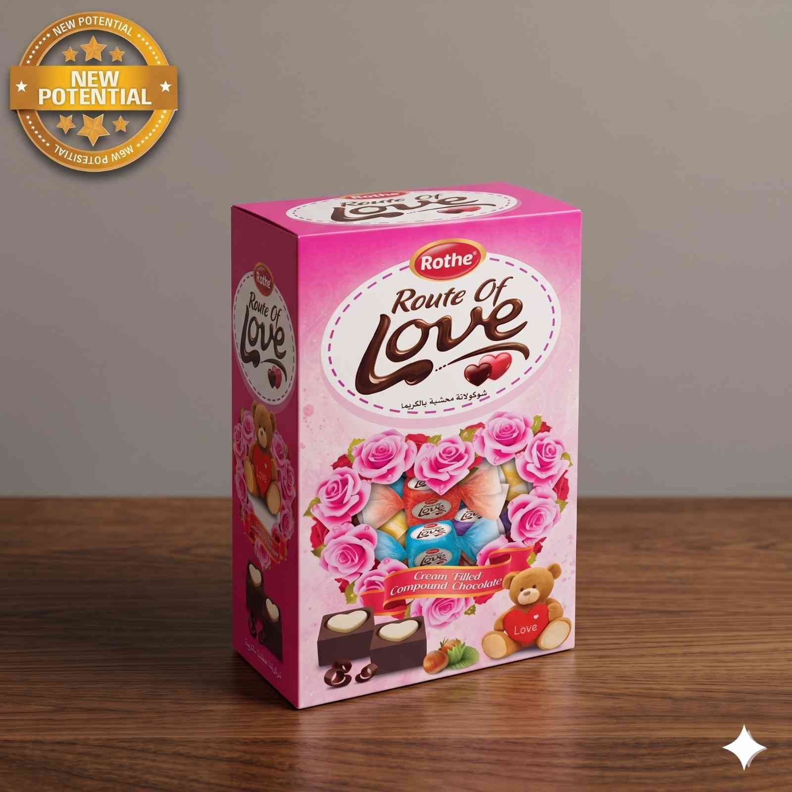 Rothe Route of Love Double Twist Compound Chocolate