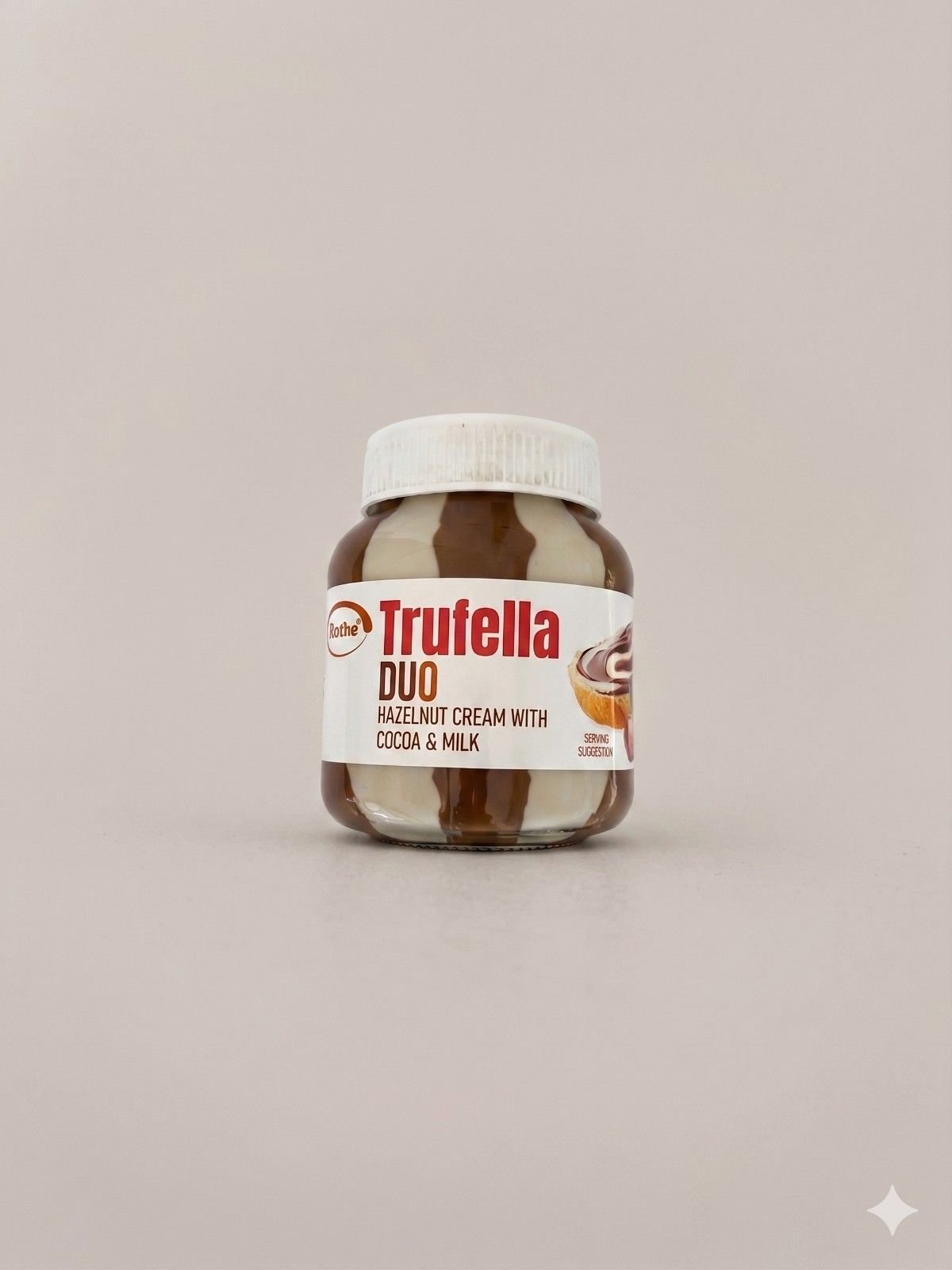 Rothe Trufella Duo Chocolate Spread with Hazelnut & Milky Cream