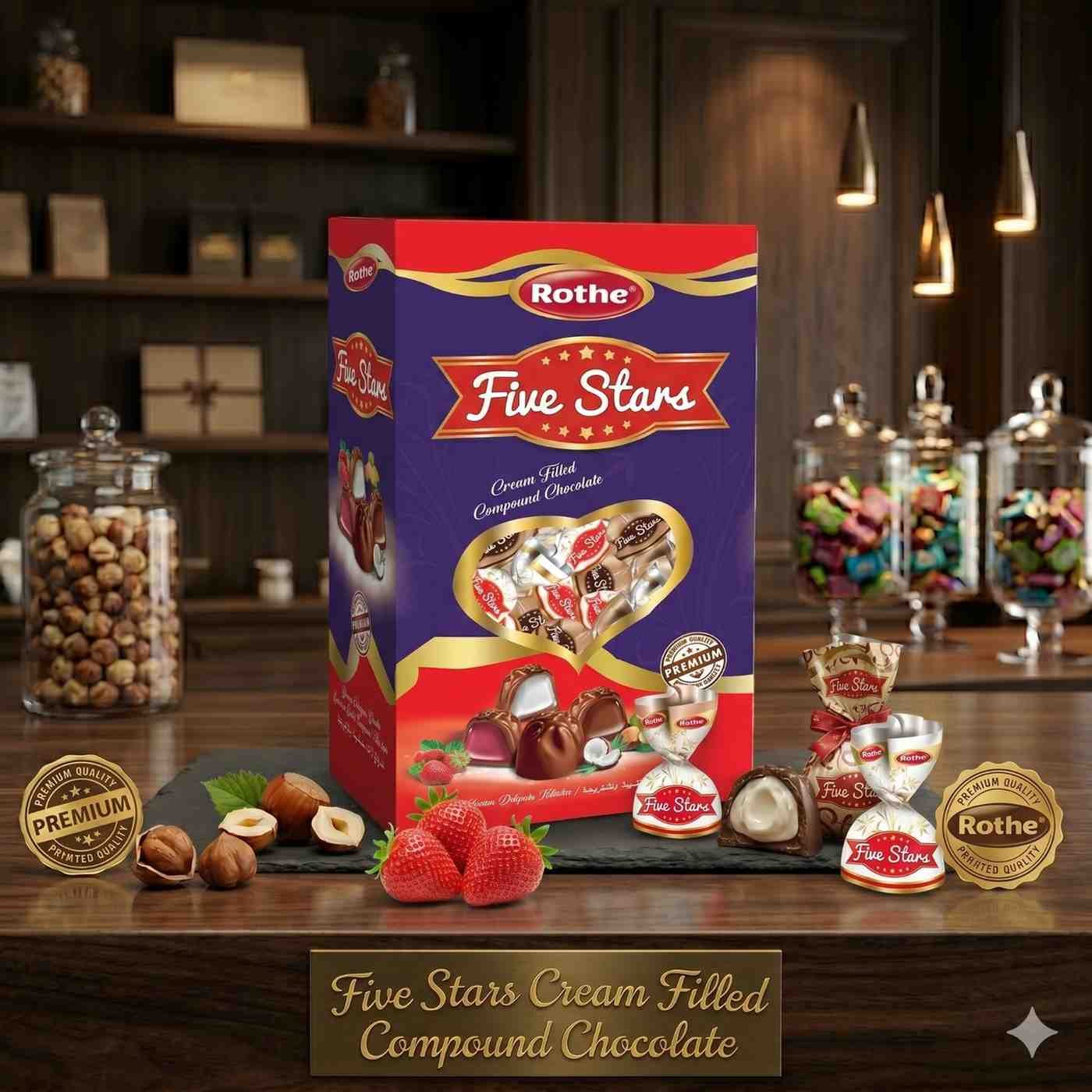 Rothe Five Stars Single Twist Chocolate