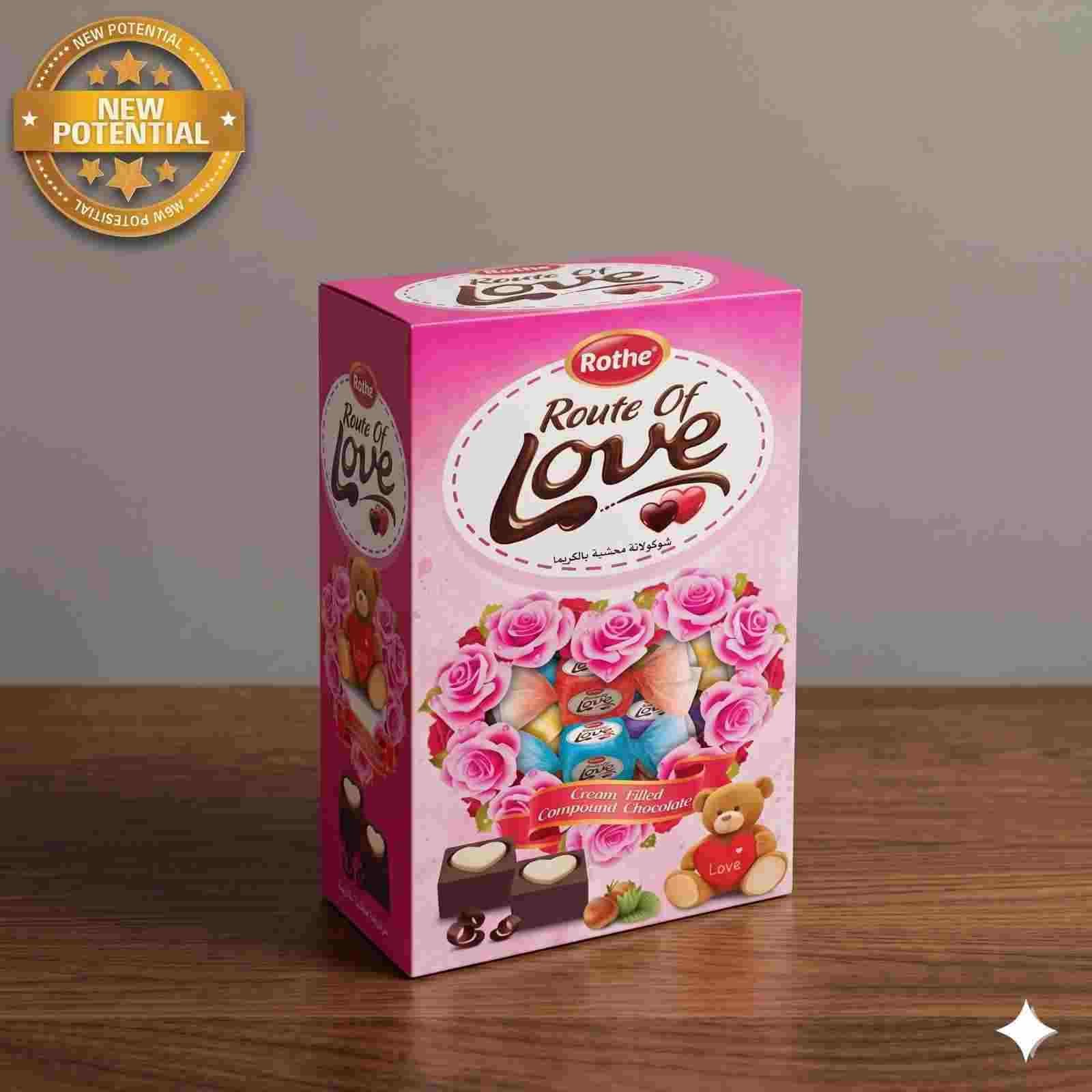 Rothe Route of Love Double Twist Compound Chocolate
