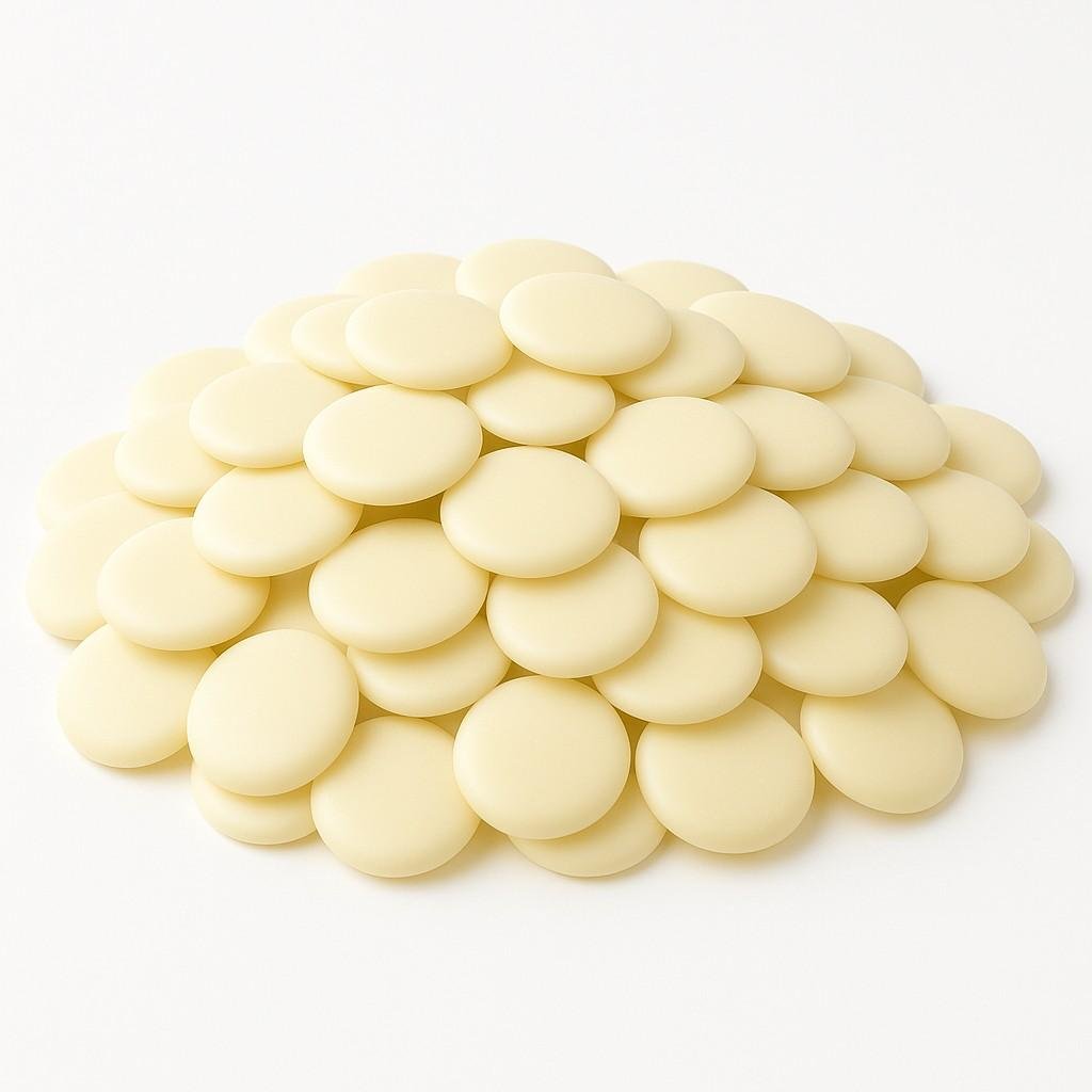 Ivory-Colored Confectionery Discs — gallery 1