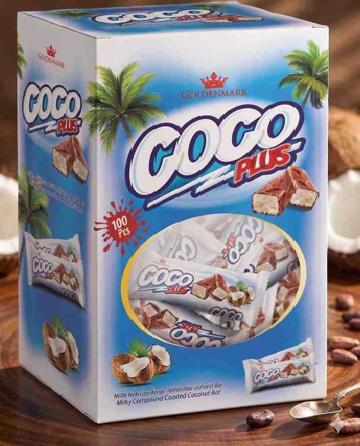 Rothe Goldenmark CocoPlus Chocolate Coated Coconut Bar — gallery 1