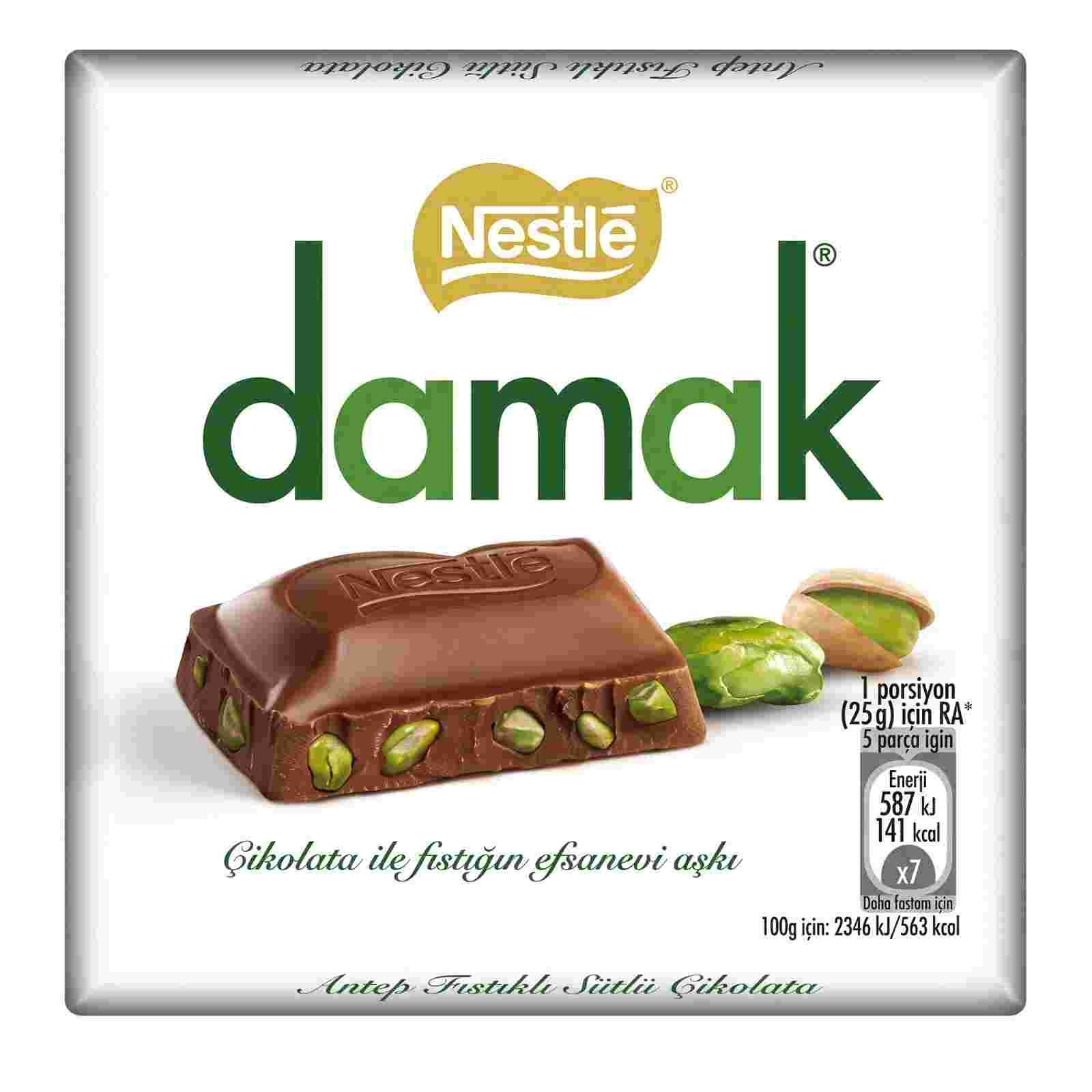 Nestle Damak Antep Fıstıklı Sütlü Çikolata 65 gr — gallery 1