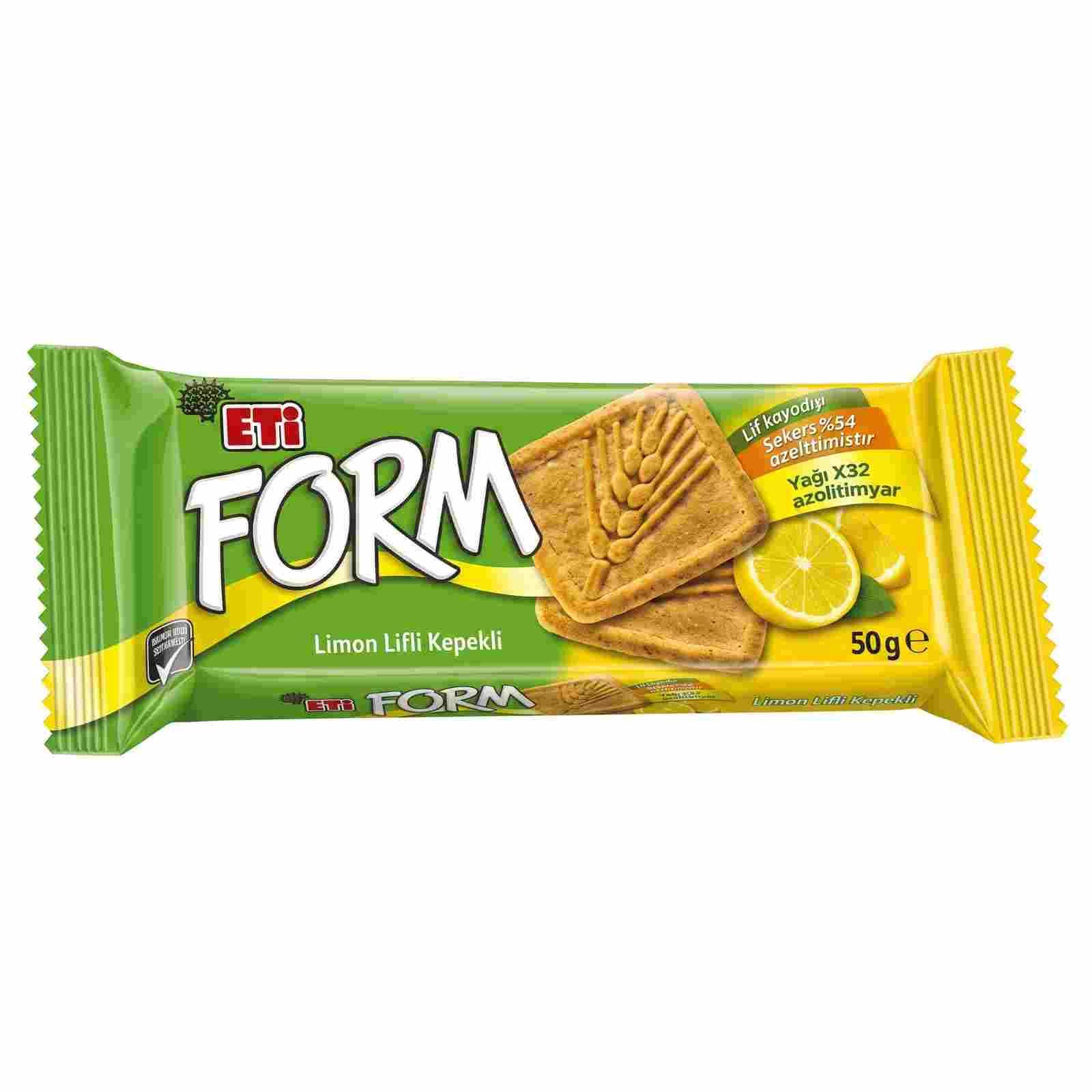	ETİ Form Limon Lifli Kepekli Bisküvi 50 GR — gallery 1