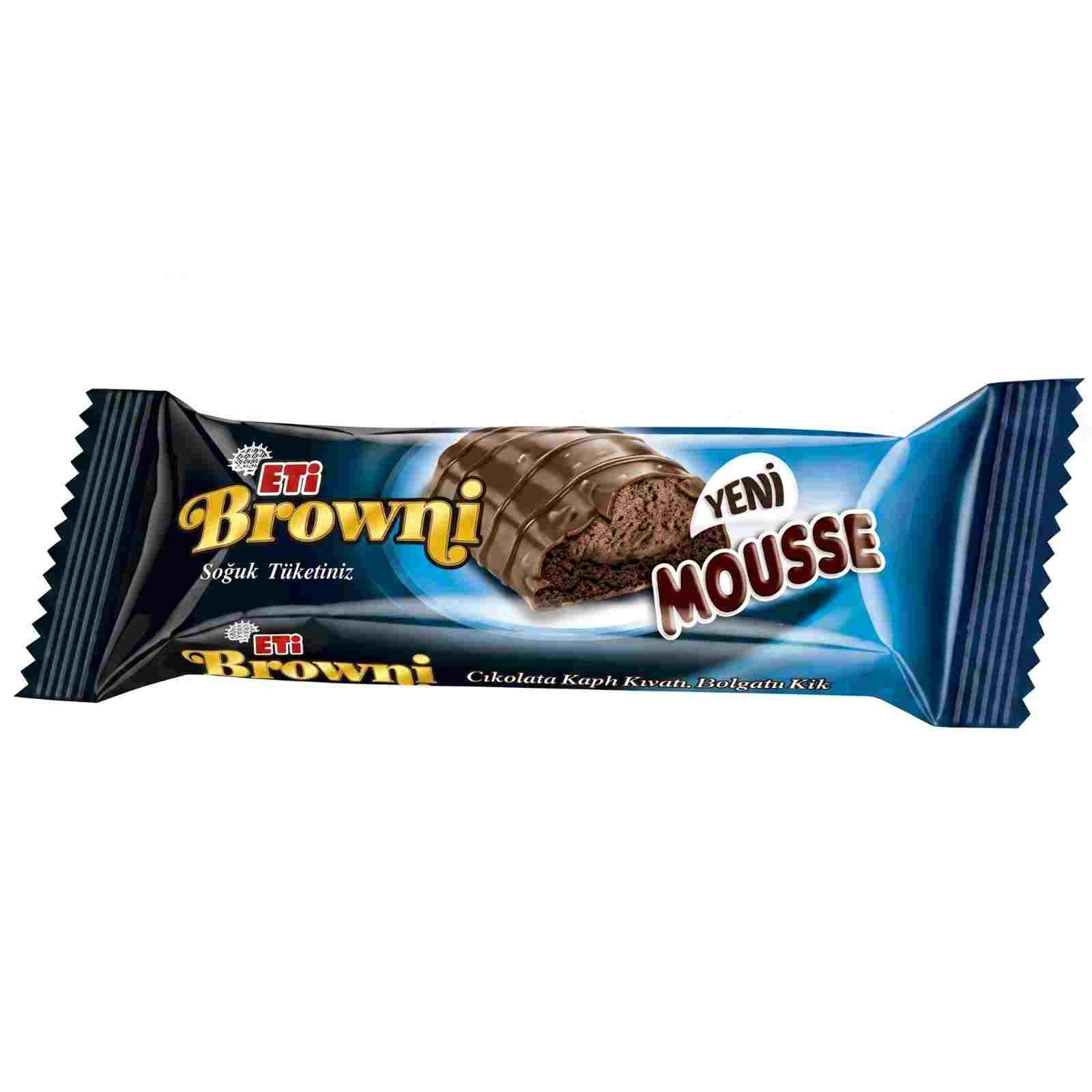 ETİ Browni Mousse Çikolata Kaplı Krema Dolgulu Kek 48 gr — gallery 1